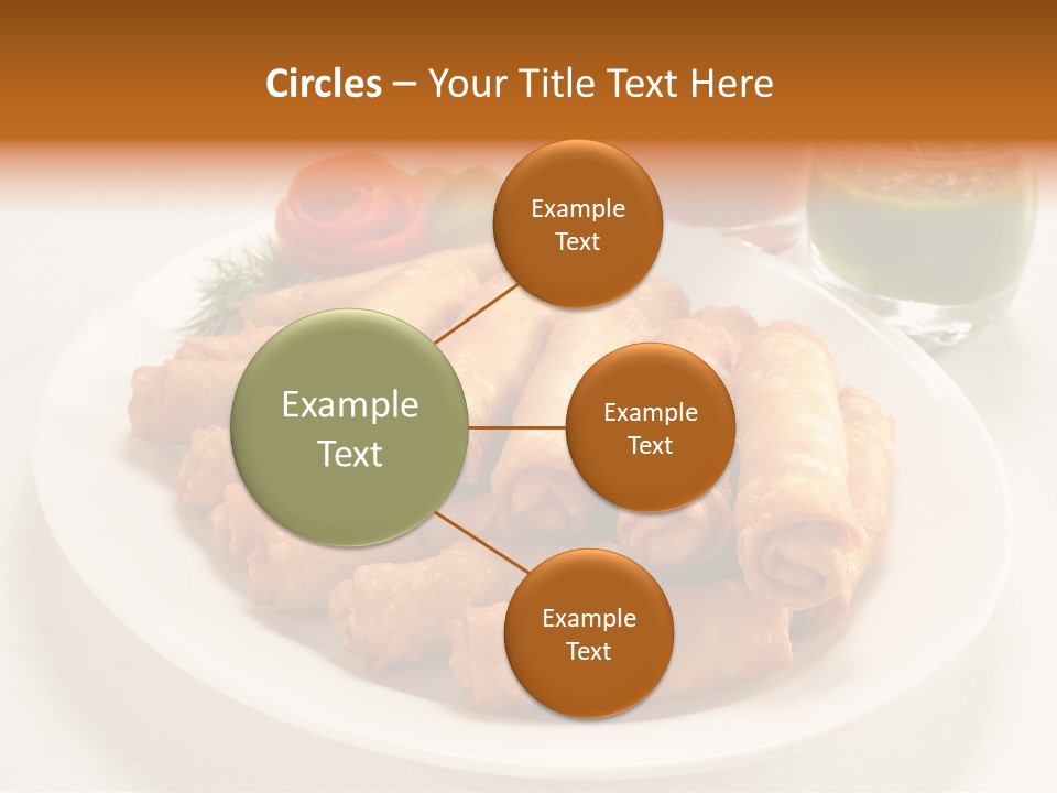 Plate Protein Fried PowerPoint Template