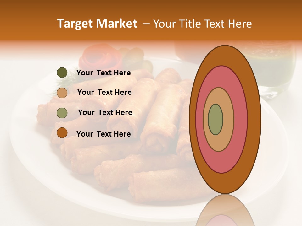 Plate Protein Fried PowerPoint Template