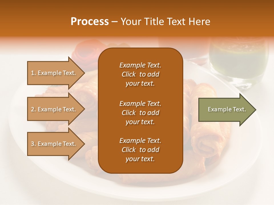 Plate Protein Fried PowerPoint Template