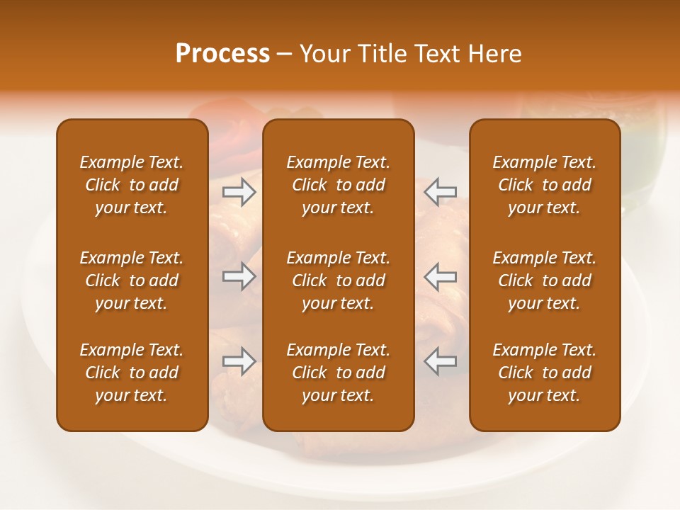 Plate Protein Fried PowerPoint Template