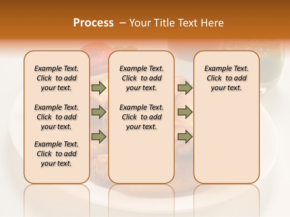 Plate Protein Fried PowerPoint Template