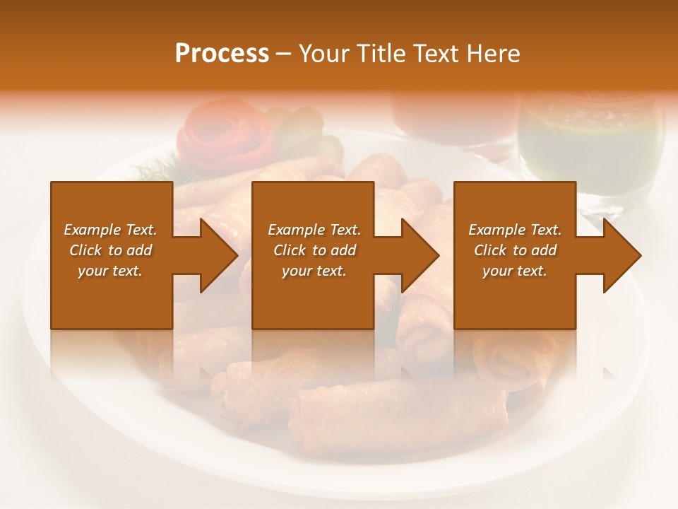 Plate Protein Fried PowerPoint Template