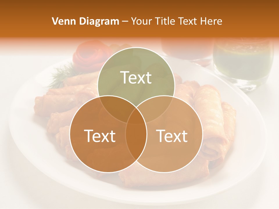 Plate Protein Fried PowerPoint Template