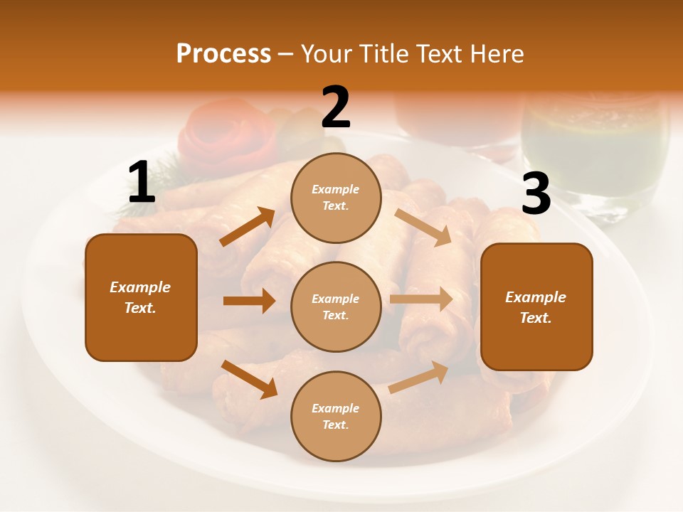 Plate Protein Fried PowerPoint Template