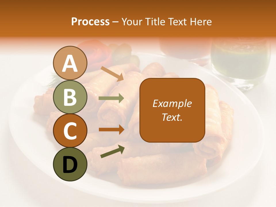 Plate Protein Fried PowerPoint Template
