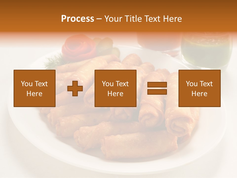 Plate Protein Fried PowerPoint Template