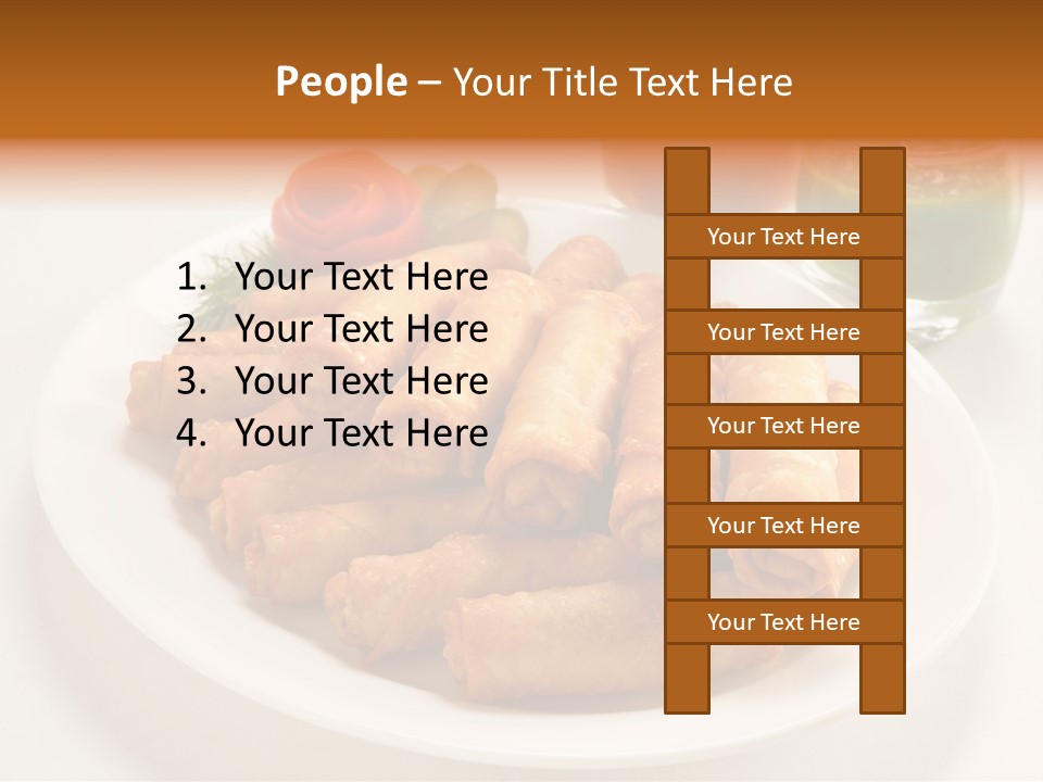 Plate Protein Fried PowerPoint Template