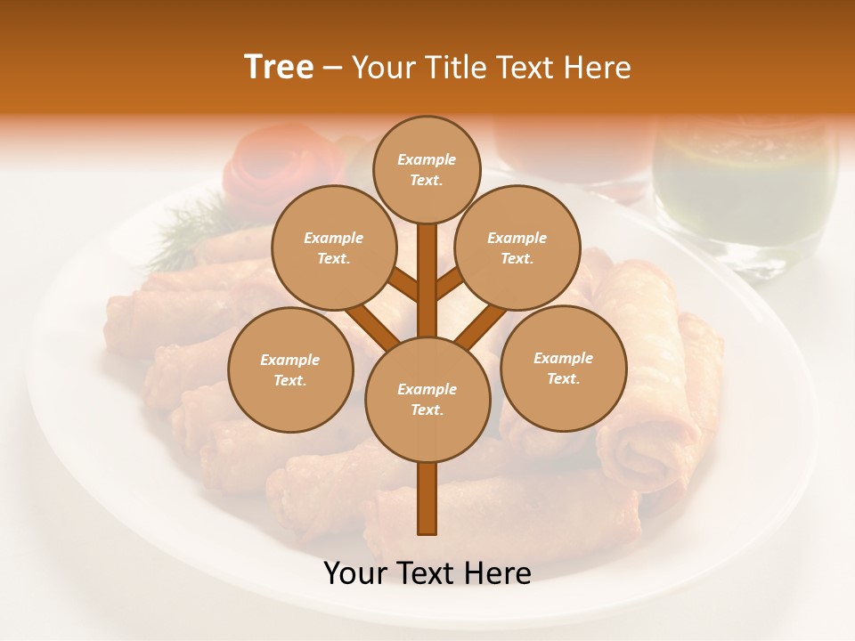 Plate Protein Fried PowerPoint Template