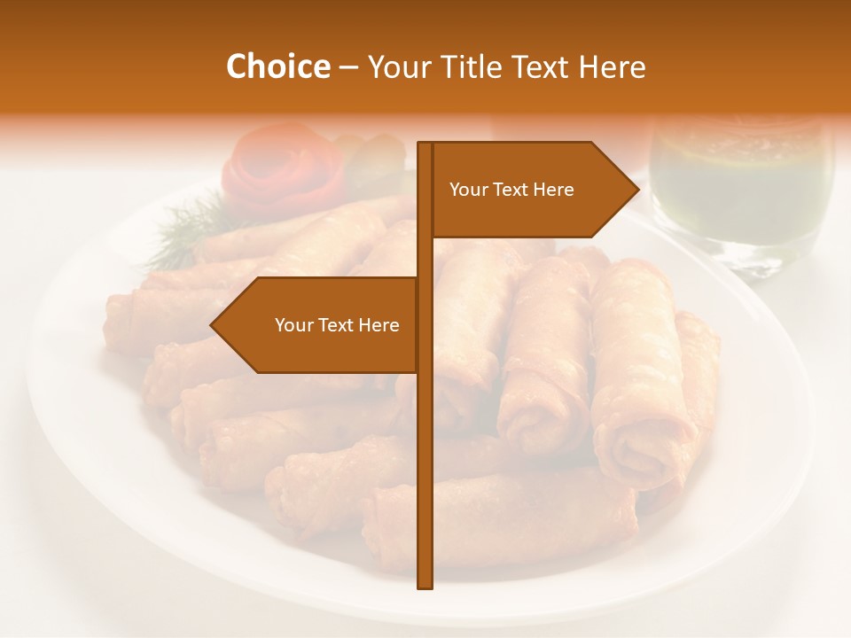 Plate Protein Fried PowerPoint Template