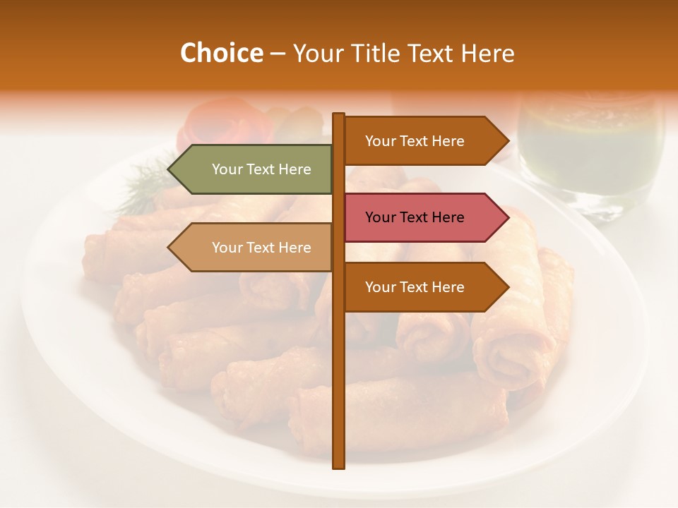 Plate Protein Fried PowerPoint Template