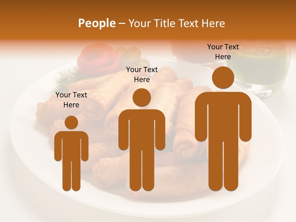 Plate Protein Fried PowerPoint Template