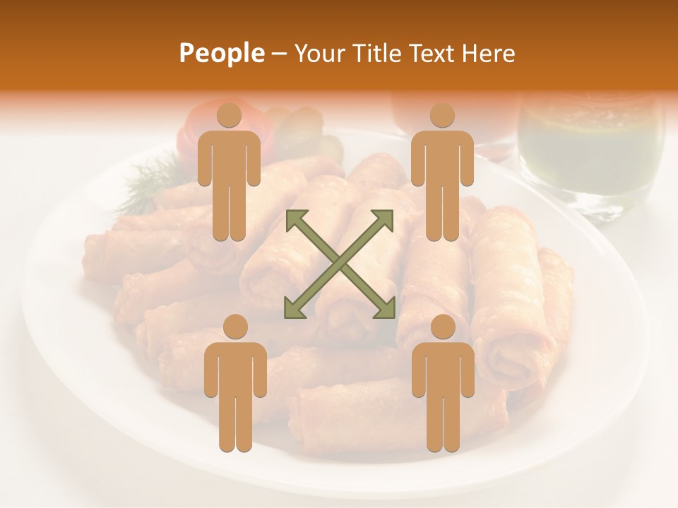 Plate Protein Fried PowerPoint Template