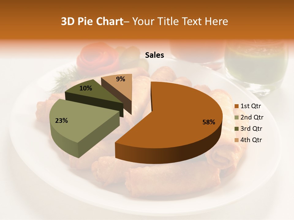 Plate Protein Fried PowerPoint Template