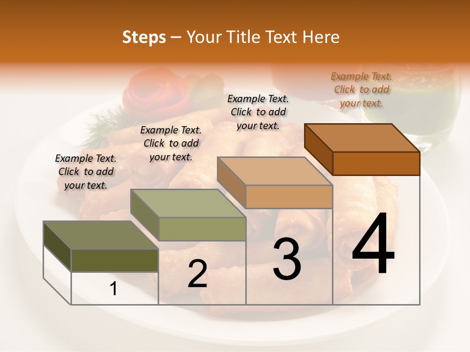 Plate Protein Fried PowerPoint Template