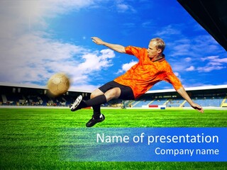 Competitive People Ball PowerPoint Template