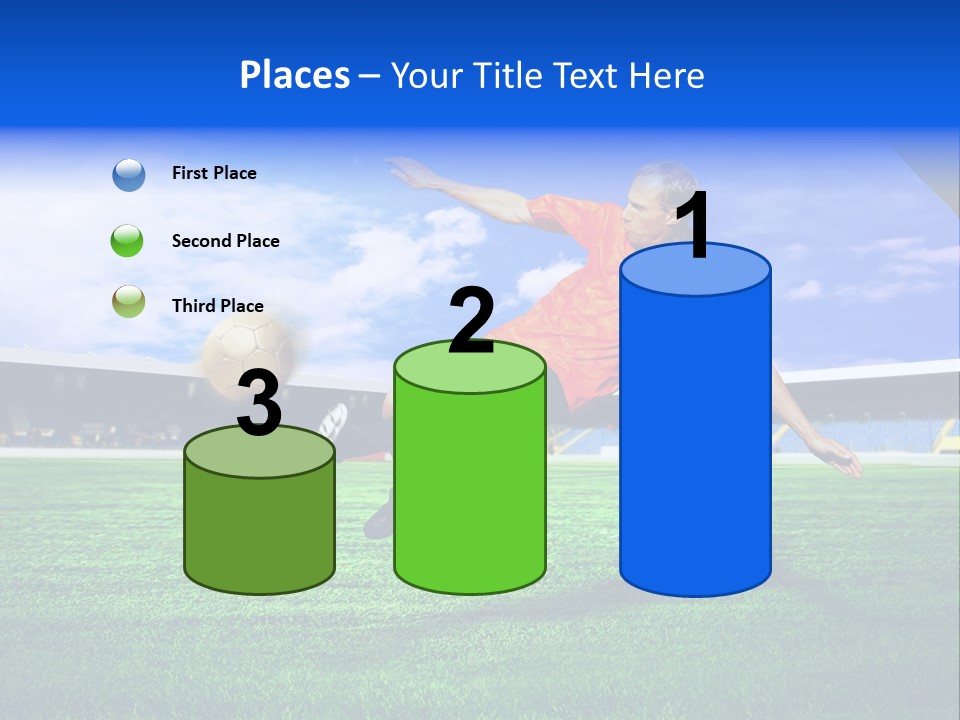 Competitive People Ball PowerPoint Template