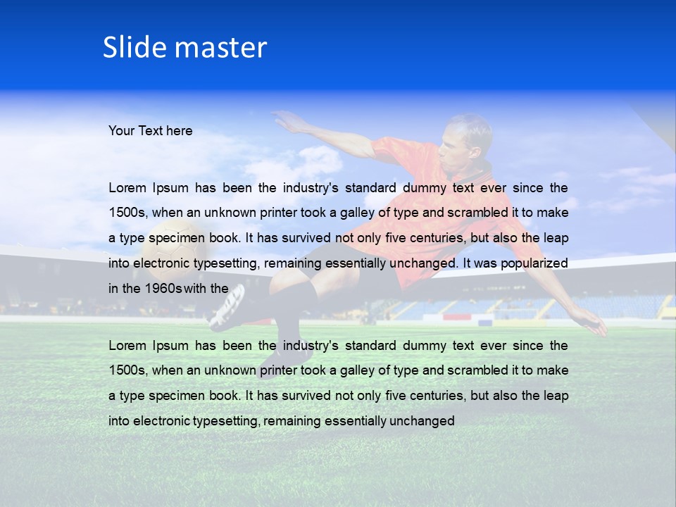 Competitive People Ball PowerPoint Template