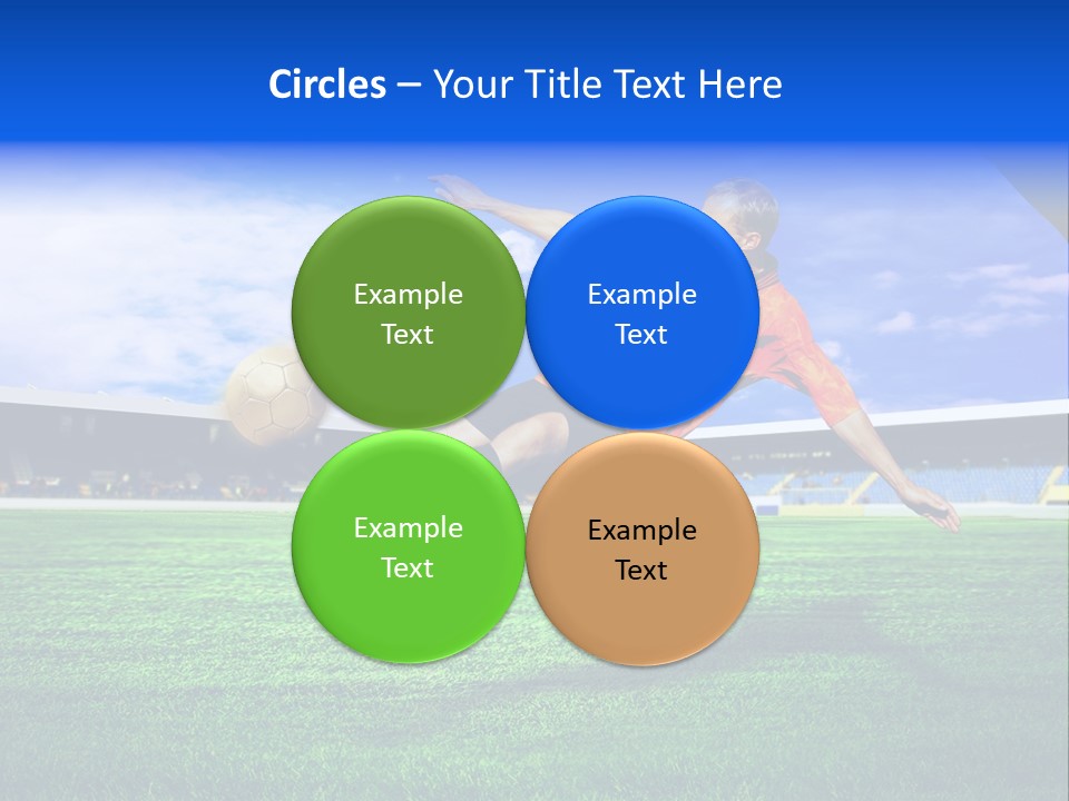 Competitive People Ball PowerPoint Template