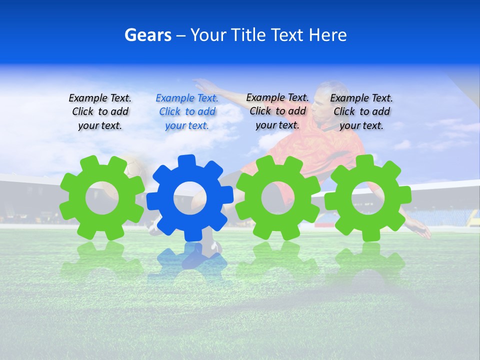 Competitive People Ball PowerPoint Template