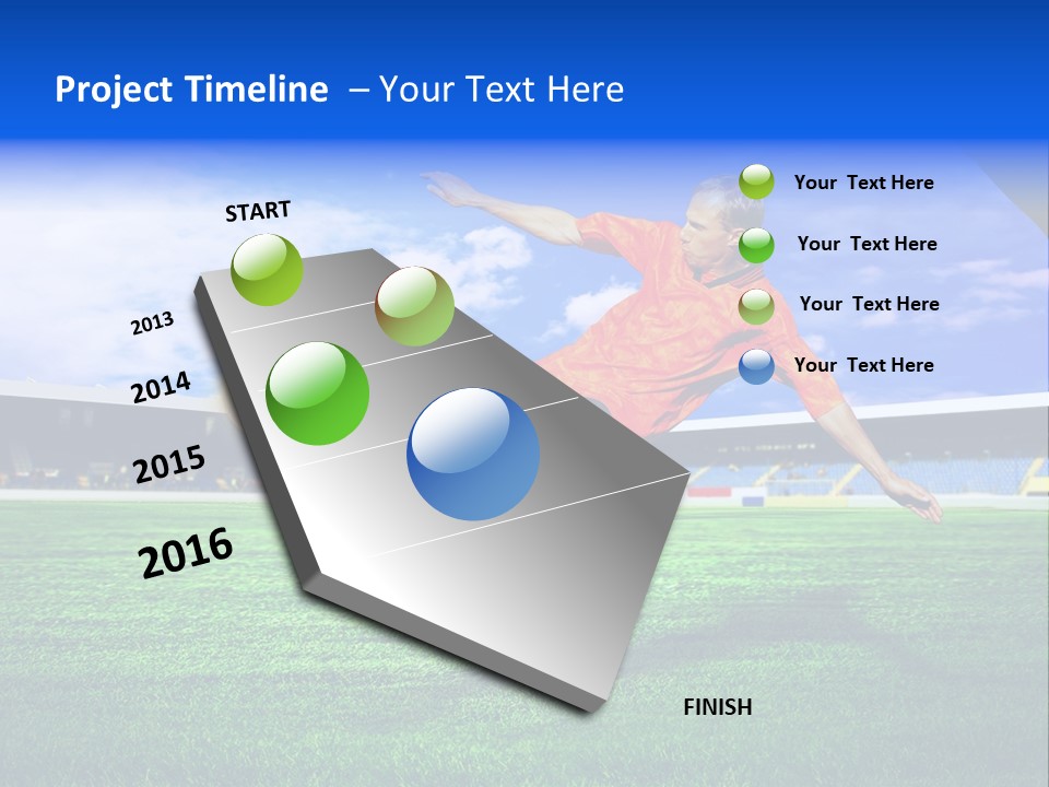 Competitive People Ball PowerPoint Template