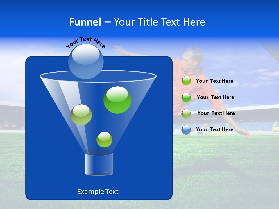 Competitive People Ball PowerPoint Template