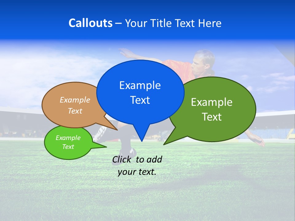 Competitive People Ball PowerPoint Template
