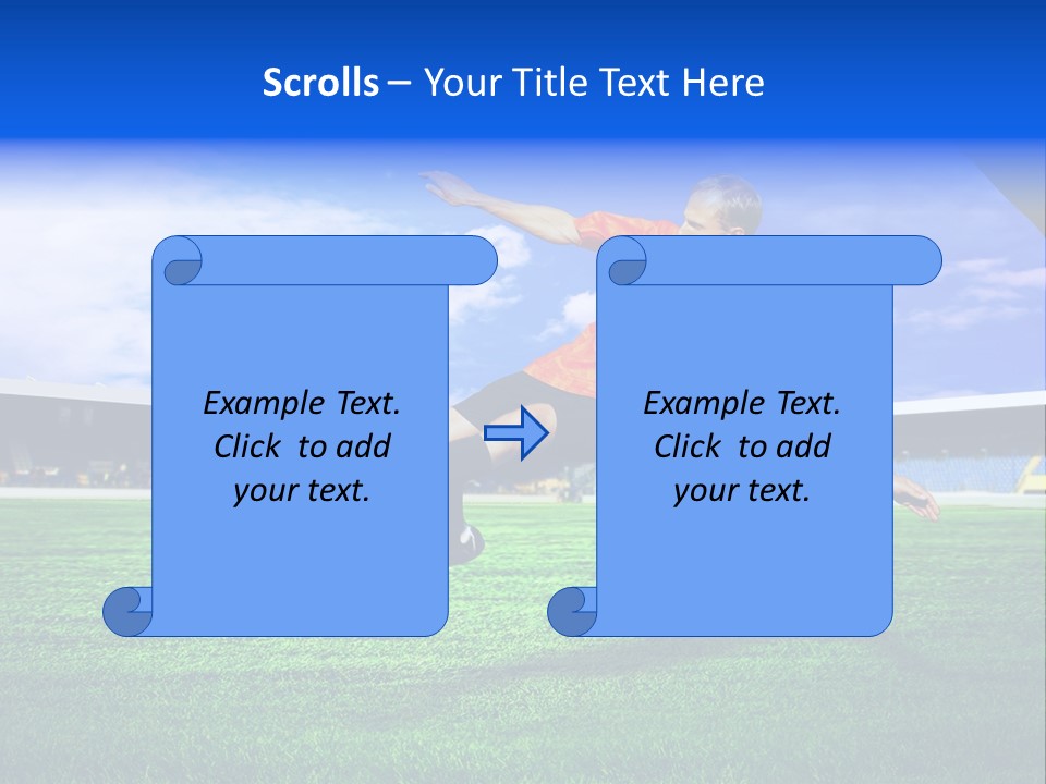 Competitive People Ball PowerPoint Template