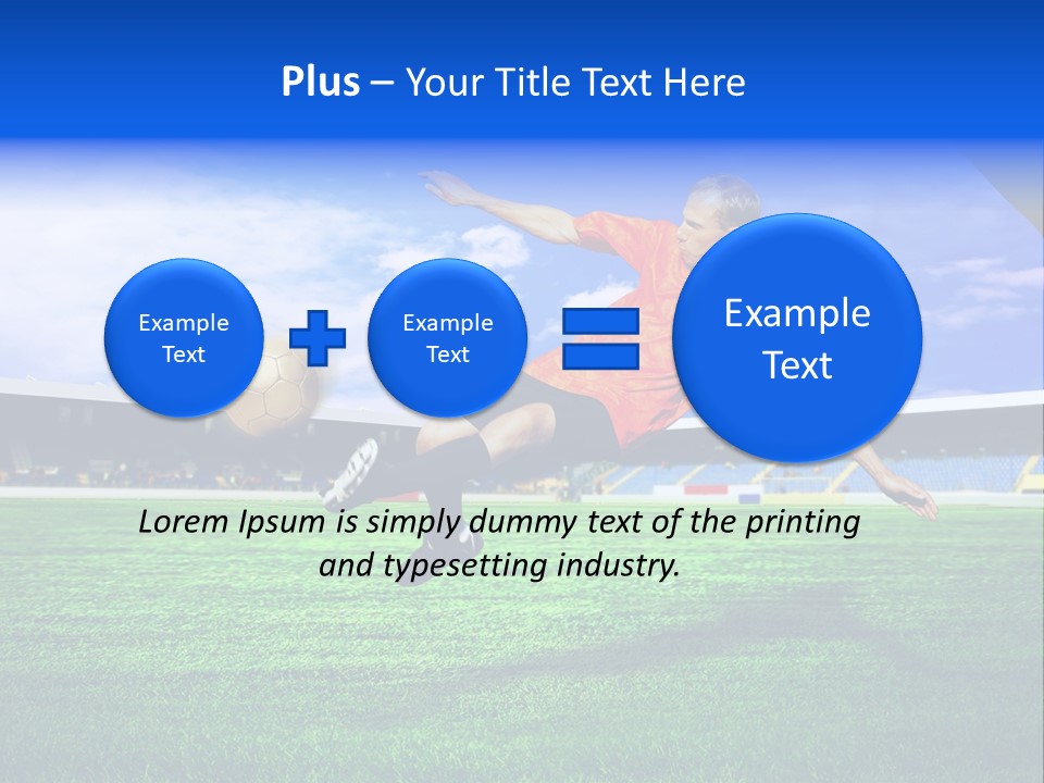 Competitive People Ball PowerPoint Template