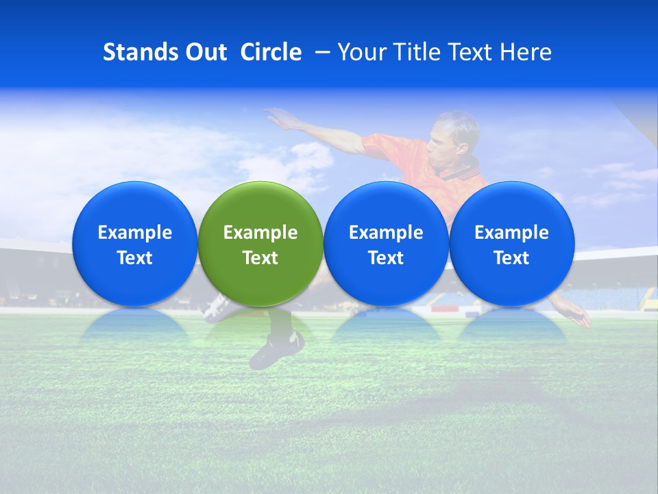 Competitive People Ball PowerPoint Template