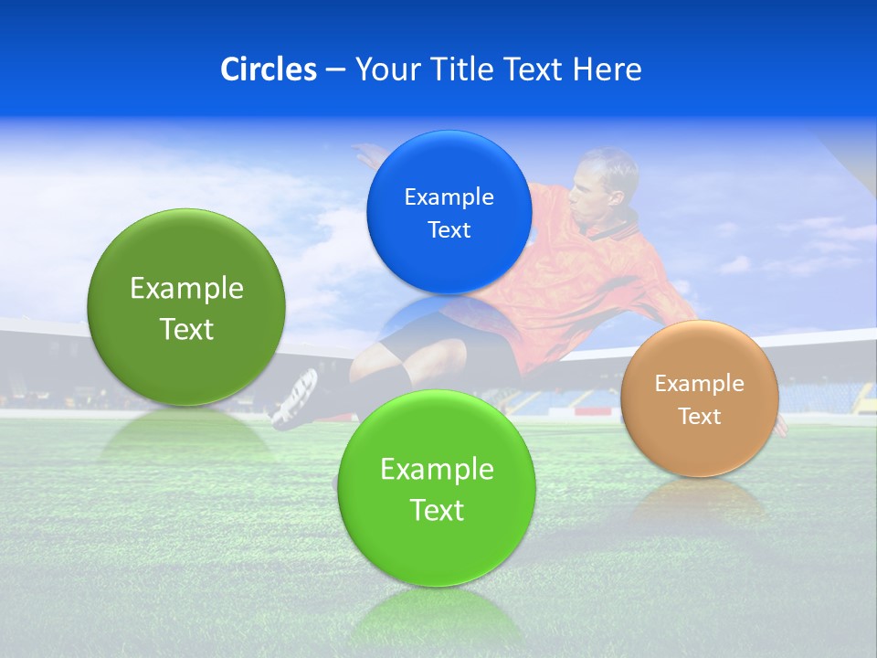 Competitive People Ball PowerPoint Template