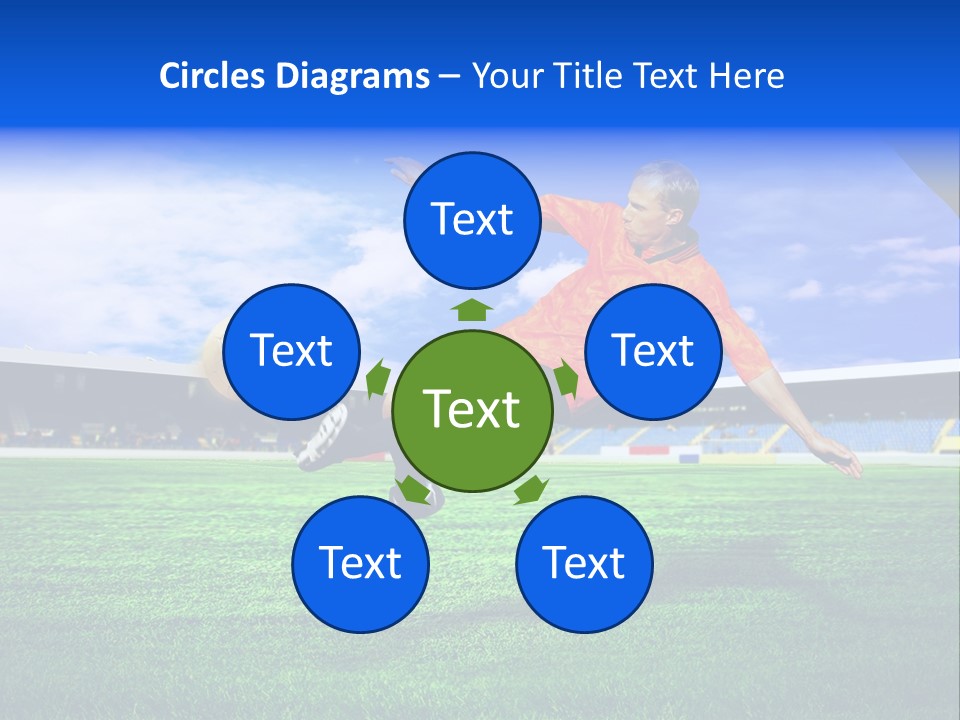 Competitive People Ball PowerPoint Template