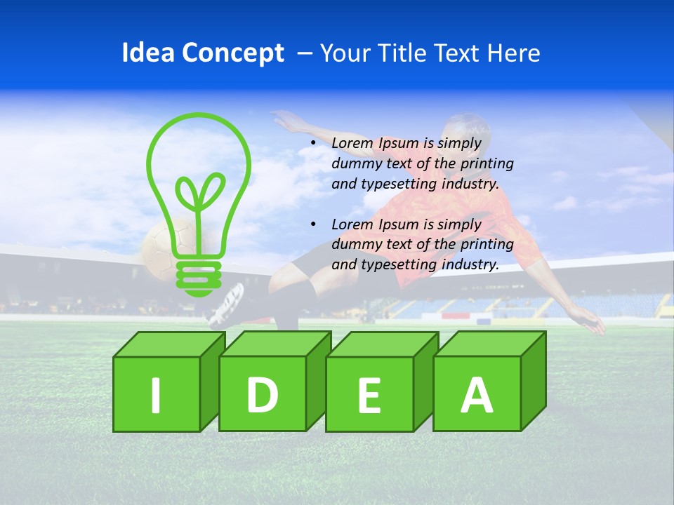 Competitive People Ball PowerPoint Template