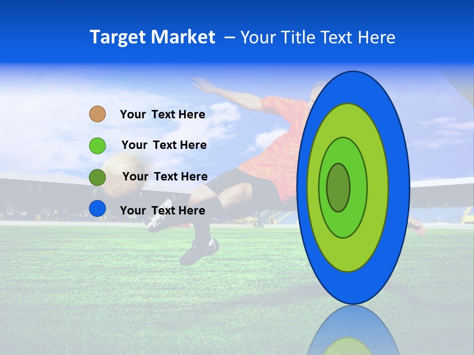 Competitive People Ball PowerPoint Template