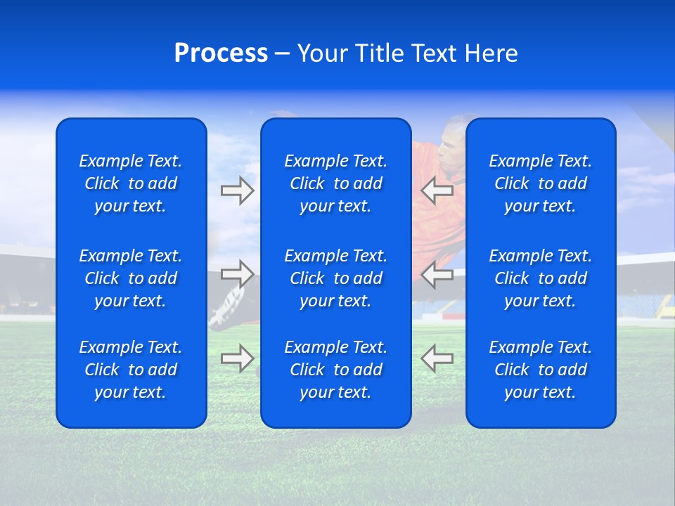 Competitive People Ball PowerPoint Template