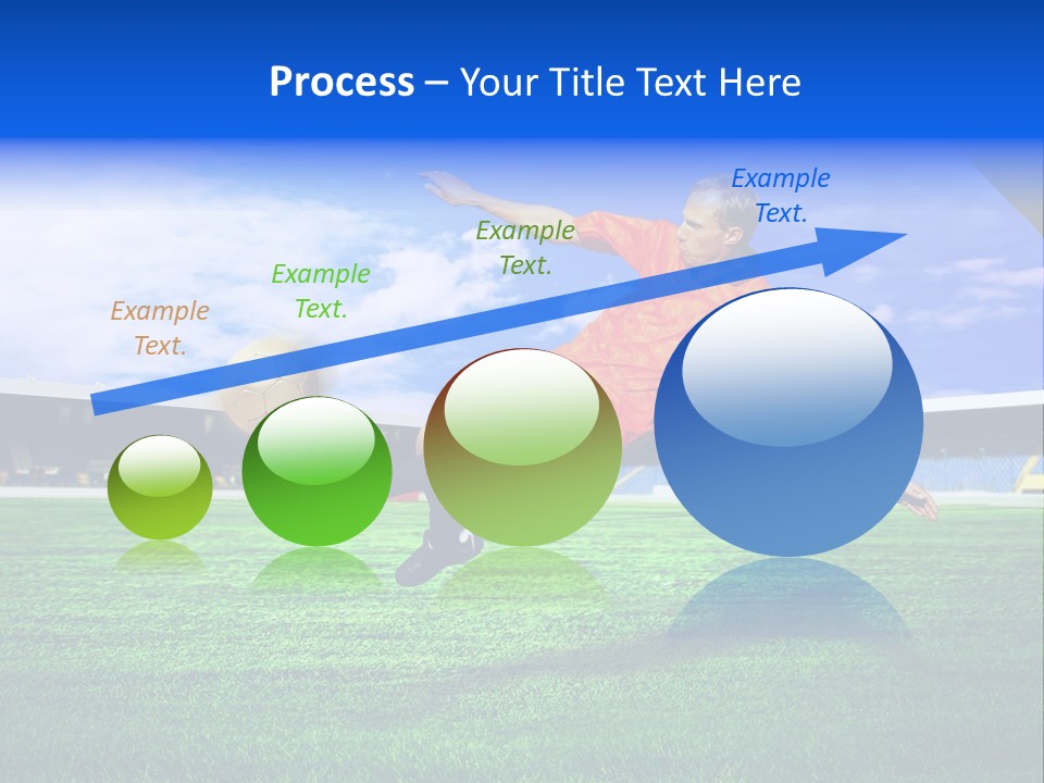 Competitive People Ball PowerPoint Template