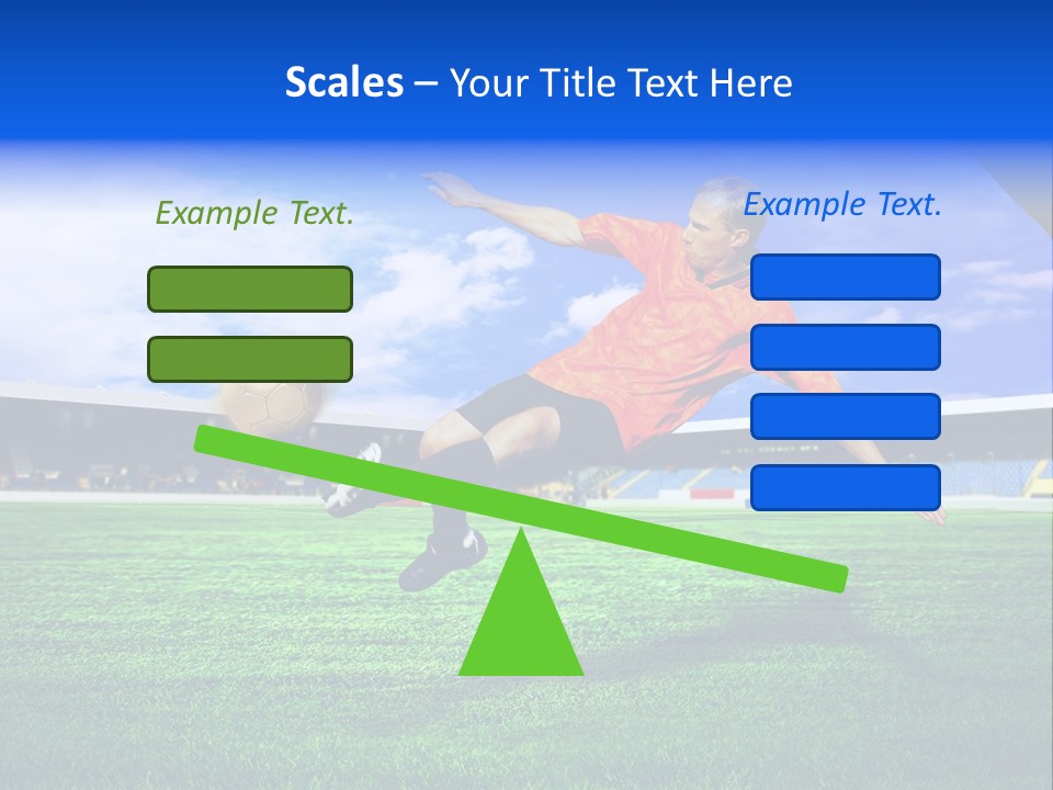 Competitive People Ball PowerPoint Template