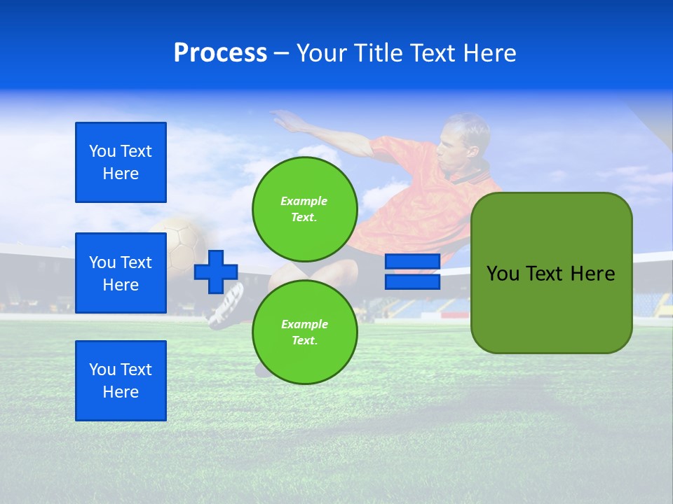 Competitive People Ball PowerPoint Template