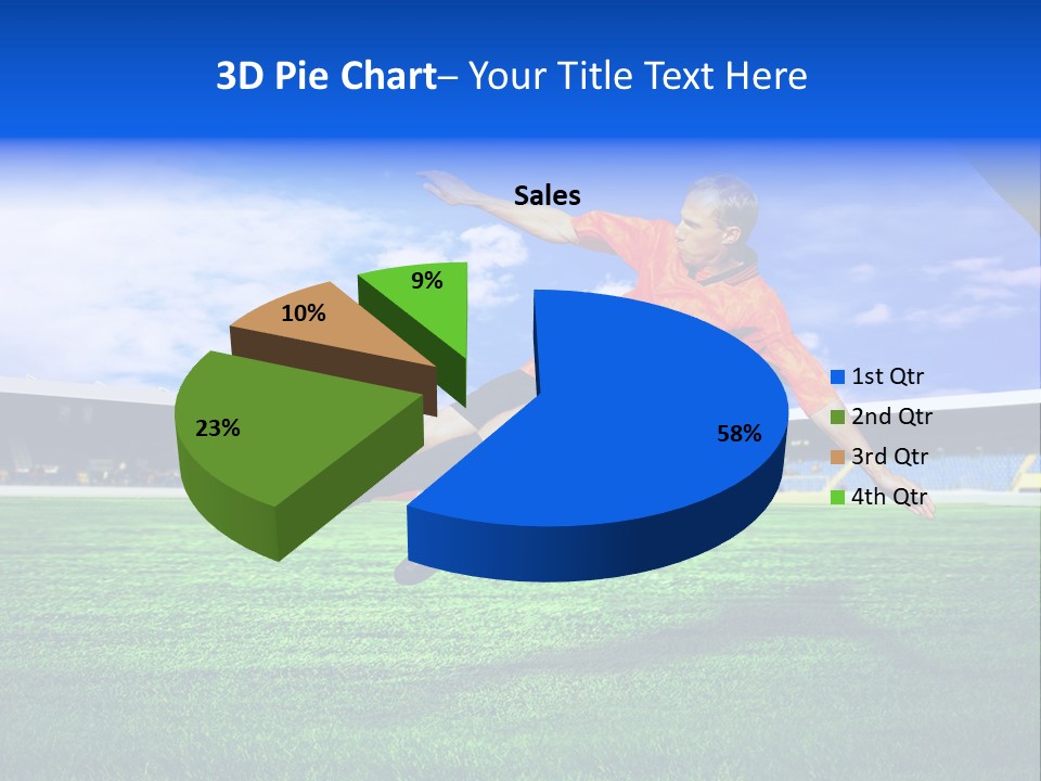 Competitive People Ball PowerPoint Template