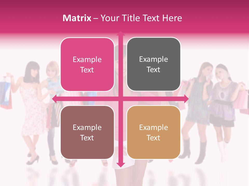 Fashion Friends Person PowerPoint Template