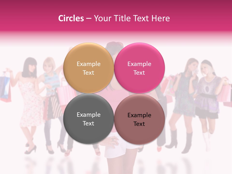 Fashion Friends Person PowerPoint Template