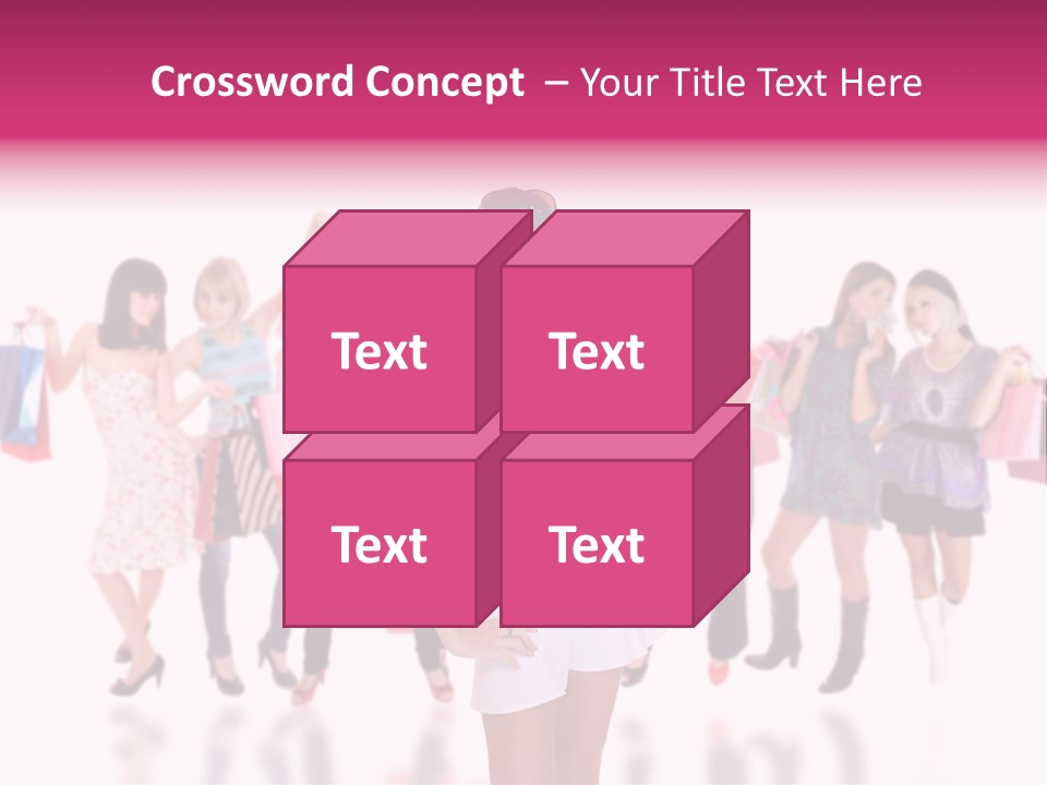 Fashion Friends Person PowerPoint Template