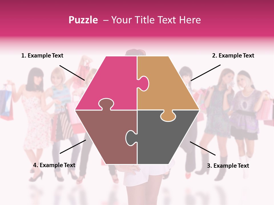 Fashion Friends Person PowerPoint Template