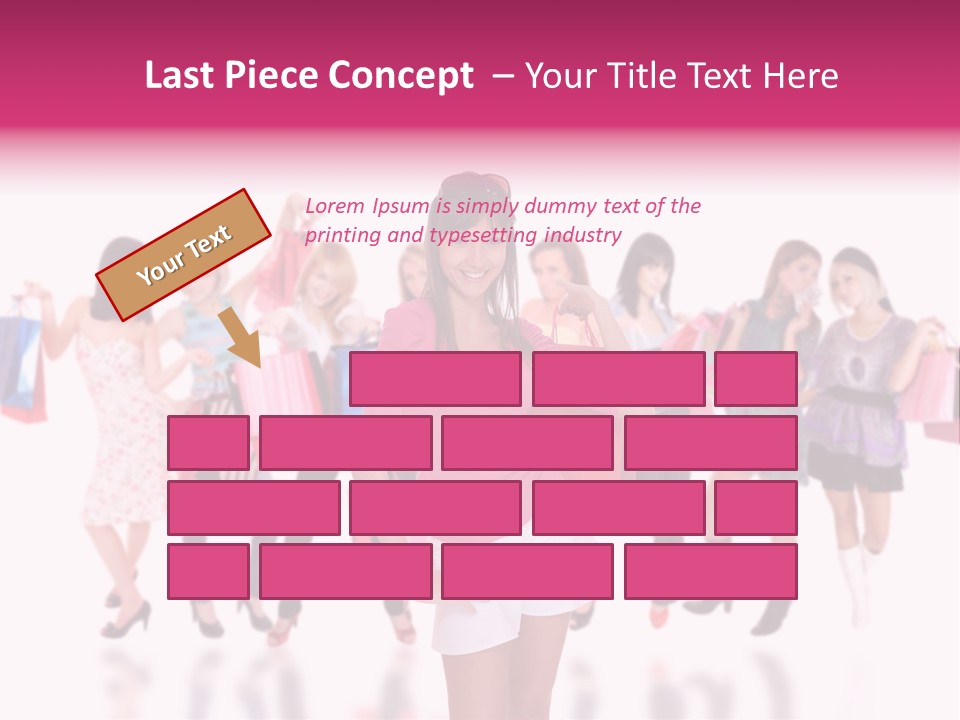 Fashion Friends Person PowerPoint Template