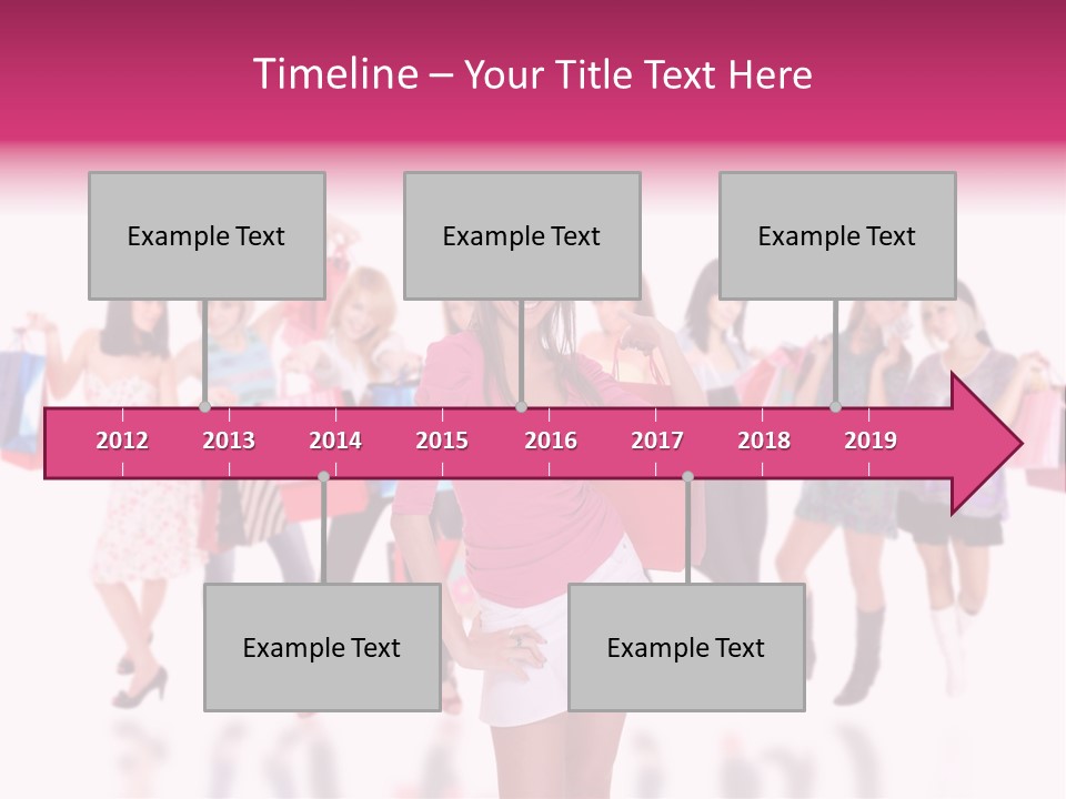 Fashion Friends Person PowerPoint Template