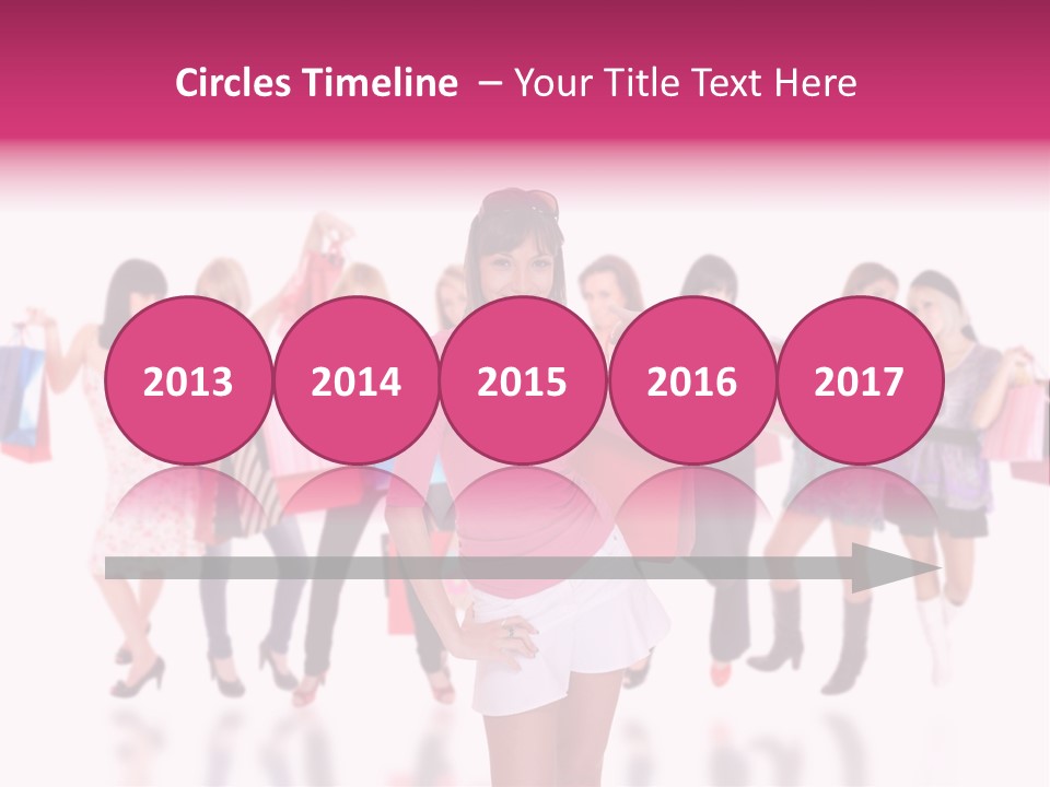 Fashion Friends Person PowerPoint Template