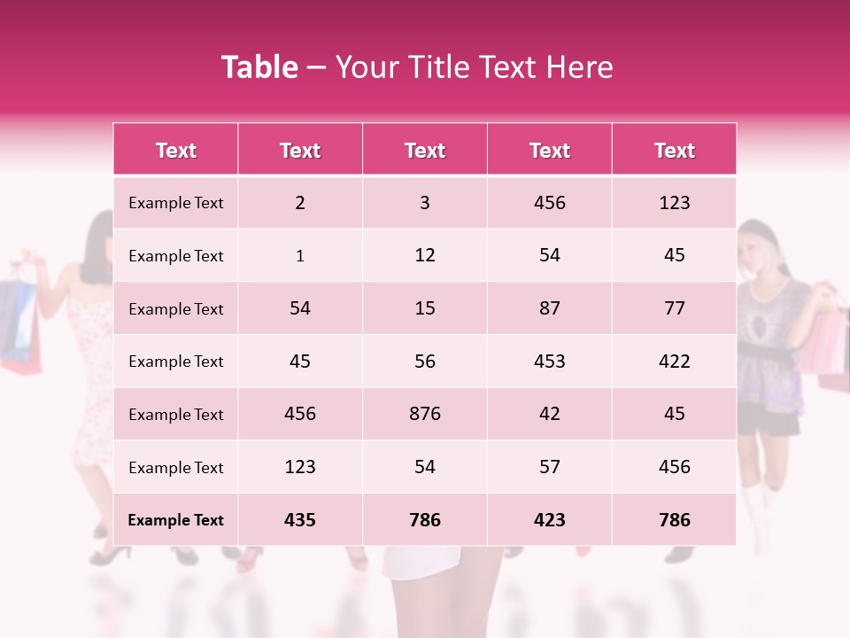 Fashion Friends Person PowerPoint Template