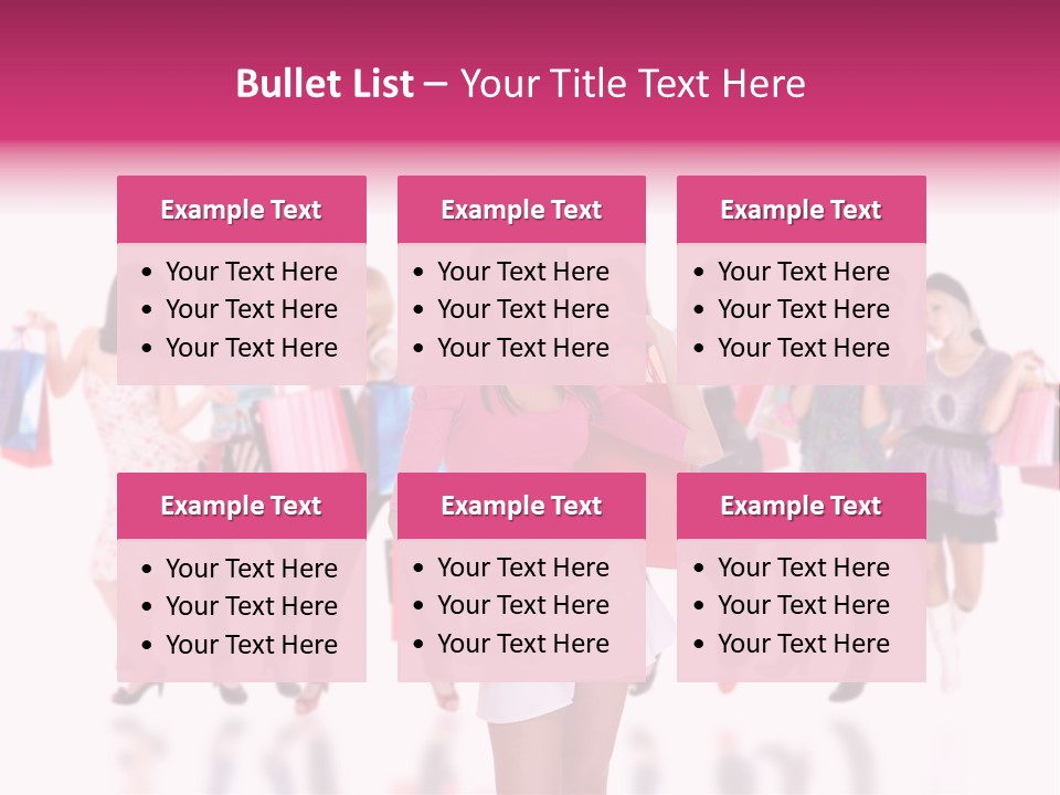 Fashion Friends Person PowerPoint Template