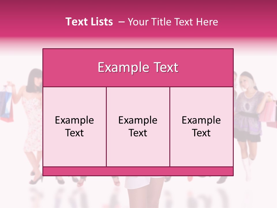 Fashion Friends Person PowerPoint Template