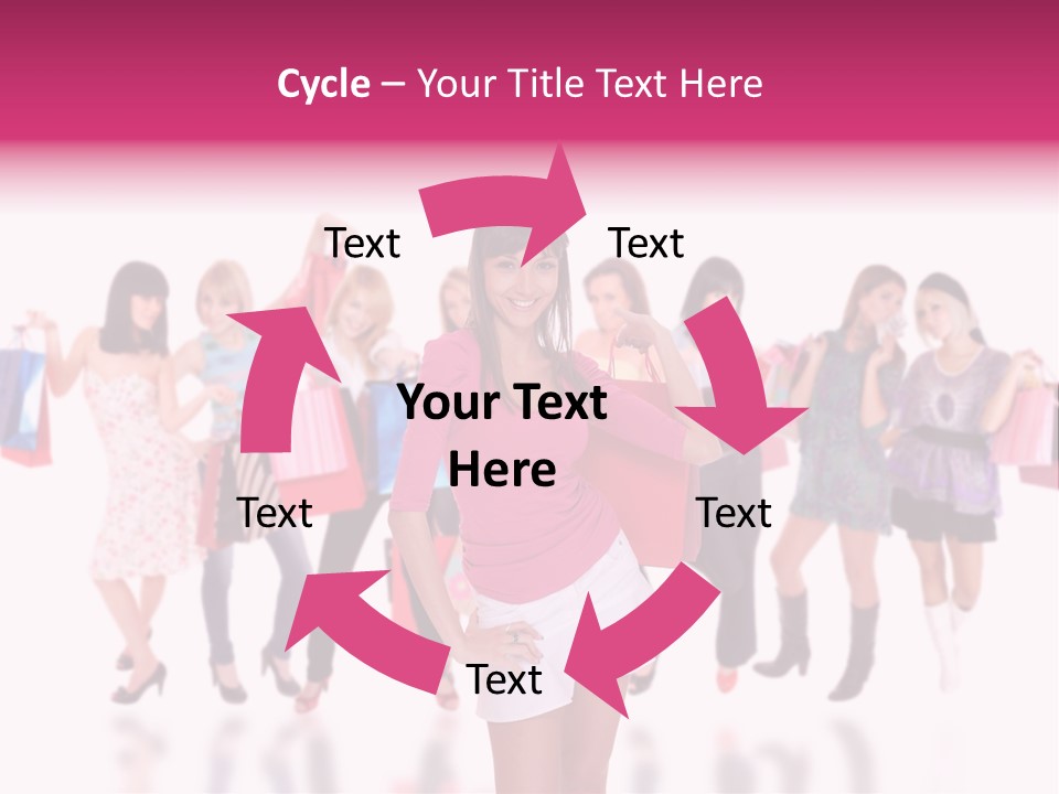 Fashion Friends Person PowerPoint Template