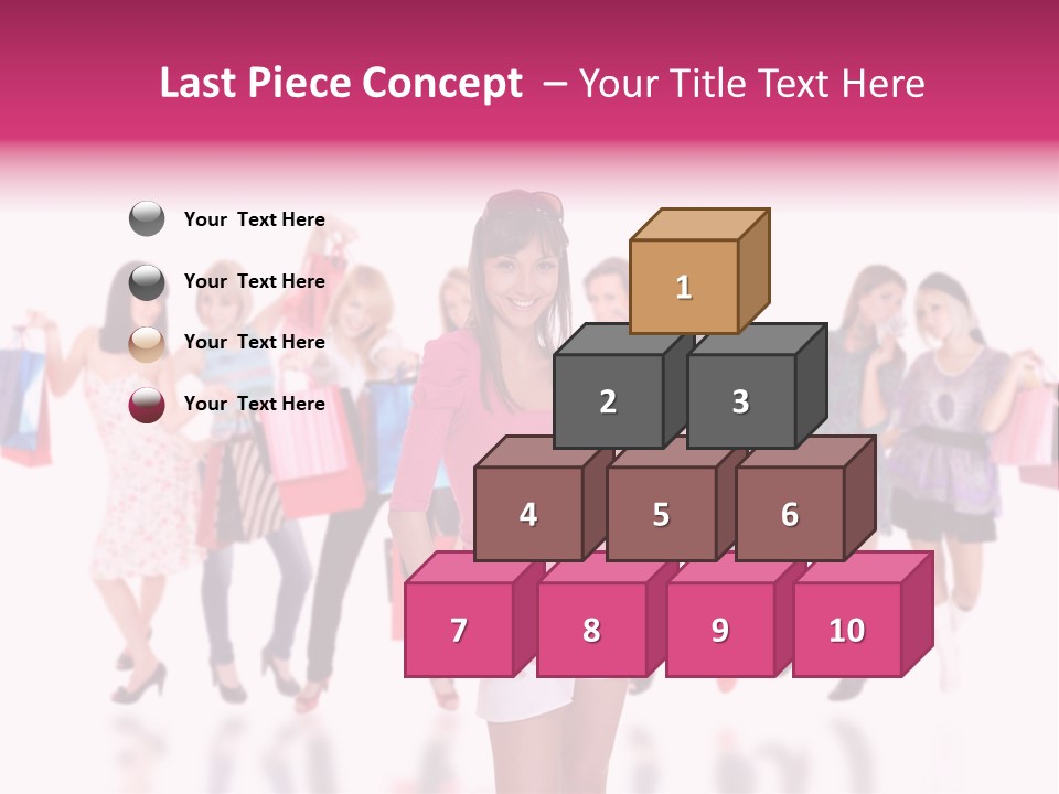 Fashion Friends Person PowerPoint Template